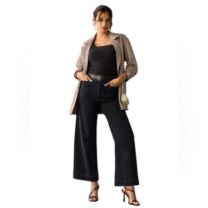 Maeve x Anthropologie The Colette High-Rise Crop Wide-Leg Jeans